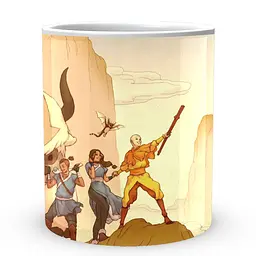Кухоль GeekLand Аватар: легенда про Аанг The last airbender Головні герої AV 02.428 330 мл білий - мініатюра 2