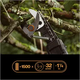 Акумуляторний телескопічний площинний гілкоріз Fiskars eTree Pruner без акумулятора (1082340) - мініатюра 3