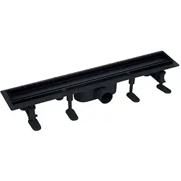 Душовий канал Mixxus Drain-06-60 Black з накладкою з нержавіючої сталі 70x600 MI6529