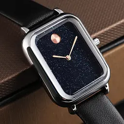 Наручний годинник жіночий Skmei 9187 Silver leather, 9187LSI (18402) - мініатюра 2