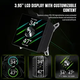 СВО GameMax Glacier 360 LCD Black (GLACIER 360 LCD BK) - мініатюра 9