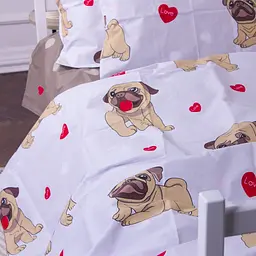 Комплект постільної білизни MirSon Kids Time 17-0566 Pug-dog дитячий - мініатюра 4