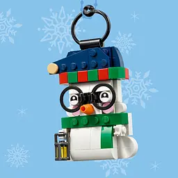 Конструктор LEGO Iconic Прикраси зі сніговиком 168 ел. (40812) - мініатюра 9