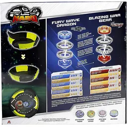Набір Auldey Infinity Nado VI Proskill Battle Set Fury Wave Dragon vs Blazing War Bear (EU654281) - мініатюра 12
