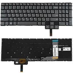 Клавіатура для ноутбука LENOVO (IdeaPad Gaming: 3-15 series) rus чорний без кадру підсвічування клавіш (RGB Per-key)