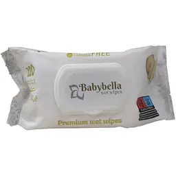 Вологі серветки дитячі Babylbella "Ultra Soft Premium" з клапаном, без алкоголю і парабенів, 120 шт.