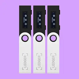 Набір криптогаманців Ledger Family Pack Nano S Matte Black - мініатюра 8