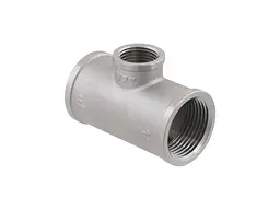 Трійник RAFTEC 1"Вх1/2"Вх1"В латунь, ВВВ, DN25х15х25, нікель, TVVV030103 - мініатюра 4