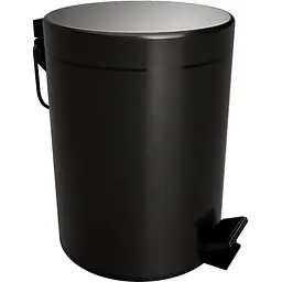 Відро для сміття Bemeta Dark 5L Soft Close 104315010, Чорний матовий