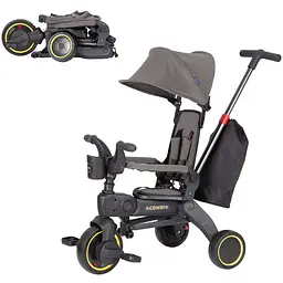 Велосипед триколісний Tilly COMBI T-392 GREY /1/