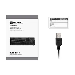 Комплект REAL-EL Kit 511 USB Black (EL123100052) - мініатюра 11