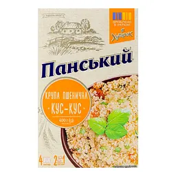 Крупа пшенична Кус-кус Хуторок Панський 400 г - мініатюра 2