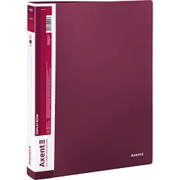 Дисплей-книга Axent А4 60 файлiв бордова (1060-04-A) - мініатюра 2