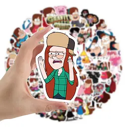 Стікерпак Гравіті Фолз Набір наклейок GeekLand Gravity Falls 100 штук - мініатюра 5