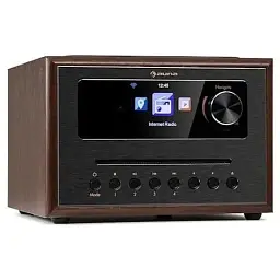 Радіо-інтернет Auna Silver Star CD Cube (10038352) Чорний