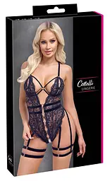 Боді Cottelli Lingerie Lace otwarte M (чорний) - мініатюра 15