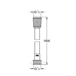 Шланг для душа Grohe 45973001 (CV030557) - мініатюра 2