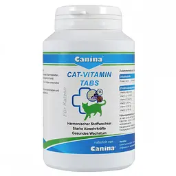 Вітамінний комплекс Canina Cat-Vitamin Tabs для котів 125 г 250 табл.