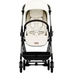 Коляска Cybex Melio Cotton White з бампером біла (522002659) - мініатюра 2