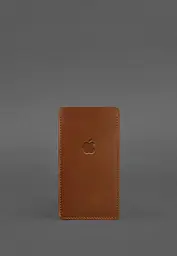 Шкіряний чохол для iPhone 13 Світло-коричневий