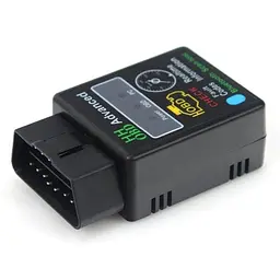 Сканер для діагностики автомобіля OBD ELM327 BT Black (AV201)