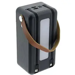 Павербанк Remax Lesu II Series RPP-565 60000мАг 22.5 Вт USB-C USB-A Lightning PD QC Сірий (1366) - мініатюра 3