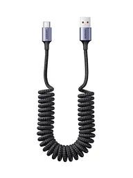 Кабель UGREEN US554 USB to Type-C PD QC 4.0/3.0 100W/6A for Huawei P60/ Mate 60 Pro and Xiaomi Supercharge 2M Space Gray