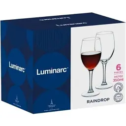 Набір келихів Luminarc Raindrop 350 мл 6 шт (H5702) - мініатюра 2