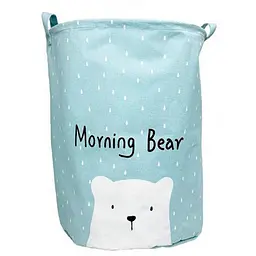 Кошик для іграшок і білизни "Morning bear" MGZ-1004 (Blue)