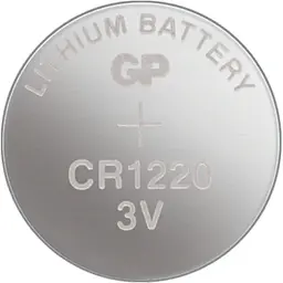 Батарейка Gp CR 1220 Lithium 3.0V * 1 (відривається) (CR1220-7U5 / 4891199001345) - мініатюра 2