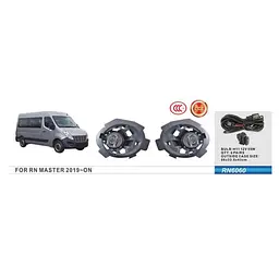 Фари дод. модель Renault Master 2011-19/RN6060/H11-12V55W/ел.проводка