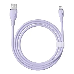 Кабель Baseus Pudding Series Fast Charging Cable USB to Lightning 2.4A 2m 2m P10355700511-01 Purple - мініатюра 2