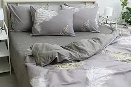 Комплект постільної білизни с компаньоном Євро TAG tekstil pbe0046151 - мініатюра 3