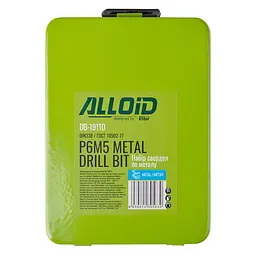 Набір свердел по металу Alloid Building Tools 1-10 мм Р6М5 (DB-19110) - мініатюра 2