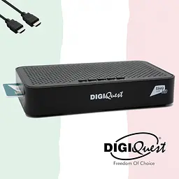 Супутниковий ресивер DIGIQuest Q10 Full HD з Wi-Fi та картою TiVuSat HD - мініатюра 2