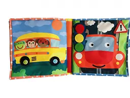 Фетрова книга для малят Bambini Авто - мініатюра 5