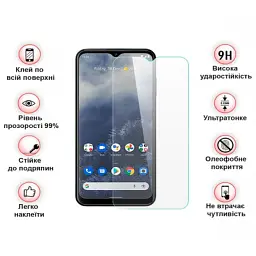 Скло захисне BeCover Nokia G60 5G 3D Crystal Clear Glass (708547) - мініатюра 4