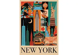 Пазл Clementoni Мода в Нью-Йорку, США (Style in the City - New York Puzzle - 1000 pcs.), 1000 ел. (37116) - мініатюра 2