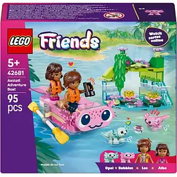 Конструктор LEGO Friends Пригодницький човен Аксолотль 95 деталей (42681)