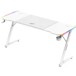Комп'ютерний стіл Huzaro Hero 4.8 RGB White - мініатюра 2