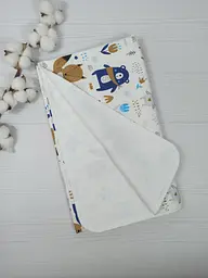 Пелюшки дитячі a.l.babybox Горох патріотичний №2 50х80 см 3 шт. (NA 18170044) - мініатюра 7