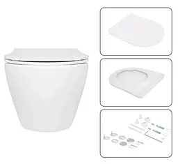 Набір Qtap Nest 4 в 1 підвісний унітаз Jay Ultra Quiet 520x360x320 + комплект інсталяції QT07335175W48186 - мініатюра 7