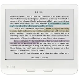 Електронна книга Kobo Libra Colour White [N428-KU-WH-K-CK] [116852] - мініатюра 2