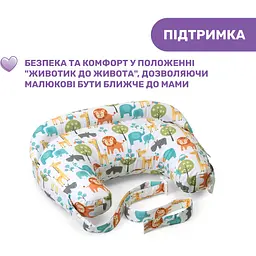 Подушка для годування Chicco Boppy Deluxe біла з синім (79912.86) - мініатюра 4