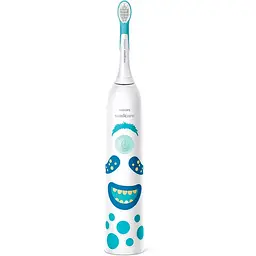 Дитяча електрична зубна щітка Philips For Kids HX3411/01 м'яка біла (3930550) - мініатюра 3