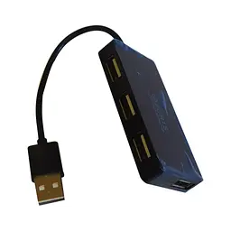 Концентратор Atcom USB TD4005 4port black (10725) - мініатюра 2
