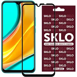 Захисне скло SKLO 3D для Xiaomi Redmi 9 / Poco M3 / Redmi 9T Чорний