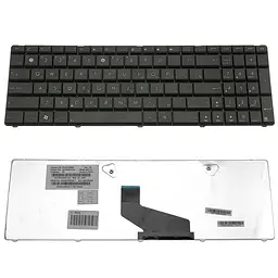 Клавіатура для ноутбука ASUS (A53U A53Ta K53Be K53U K53Z K53Ta K73Be K73Ta X53Be X53Ta X53U X73Ta) rus чорний