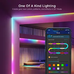 Уцінка. Стрічка світлодіодна розумна Govee H618С LED Strip Ligh 10 м RGBIC WI-FI/Bluetooth біла (H618C3D1)  - мініатюра 8