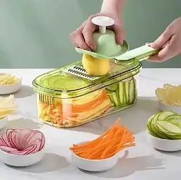 Овочерізка-слайсер Multifunctional Vegetable Cutter Slicer з контейнером 223-2